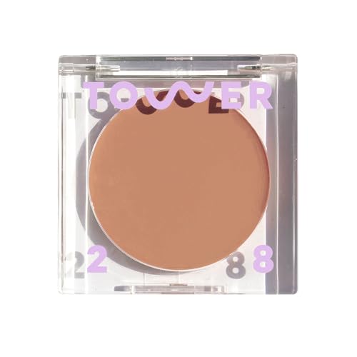 Tower 28 Sculptino Soft-Matte Cream Bronzer - Natural Dimension, Sensitive Skin Safe - 0.16 FL Oz