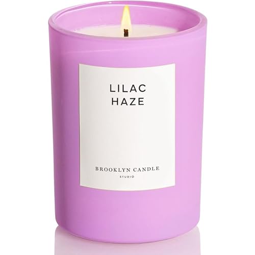 Brooklyn Candle Studio Lilac Haze - Luxury Vegan Soy Wax, 70-Hour Burn, Hand Poured - 10oz