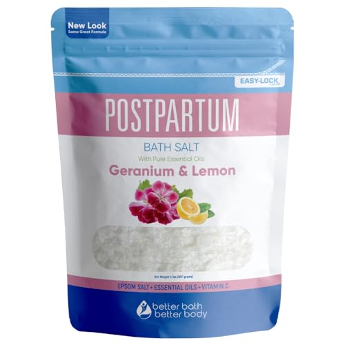 Postpartum Sitz Bath Soak - Natural Relief with Essential Oils, 2 lbs, BPA-Free Pouch