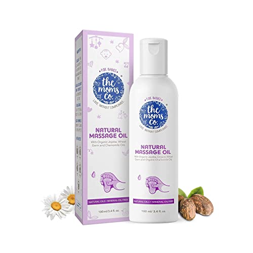 AZAZ The Moms Co. Baby Massage Oil - Nourishing 10 Natural Oils, Hypoallergenic - 200ml