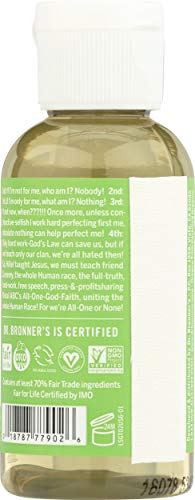 Dr. Bronner's Liquid Castile Body Soap - Refreshing Green Tea, Gentle & Pure - 2oz