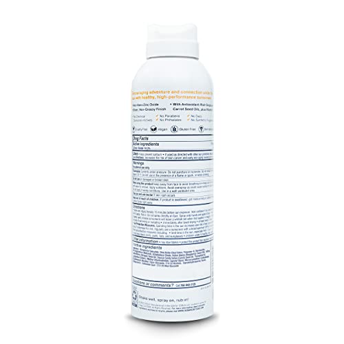 Bare Republic Mineral Sunscreen Spray SPF 30 - Sheer Finish, Natural Oils, Coconut Mango - 6 Fl Oz