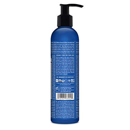 Dr. Bronner's Body Lotion - Nourishing Moisturizer with Organic Oils, Vegan & Non-GMO - 8oz