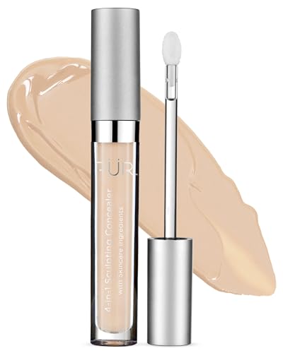 PUR Beauty 4-in-1 Sculpting Concealer - Hydrating, Brightening, Vegan - Light Nude, LN6