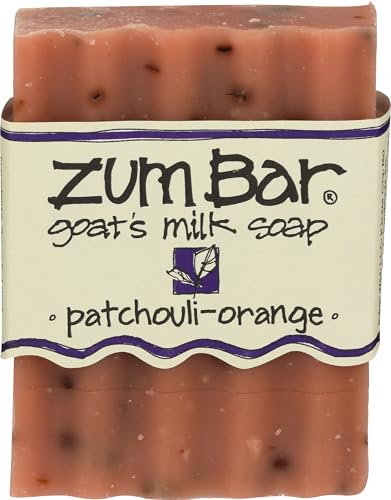 ZUM Patchouli Orange Soap Bar - Goat's Milk & Plant-Based, Vegetarian & Cruelty-Free - 3oz