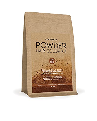 One 'n Only Hair Coloring Kit - 100% Gray Coverage, Vegan, Ammonia-Free - Dark Golden Blonde