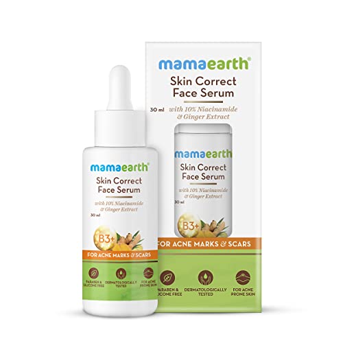 Mamaearth Face Serum - Reduces Acne Marks & Pore Size, Natural Ingredients - 1.01 Fl Oz