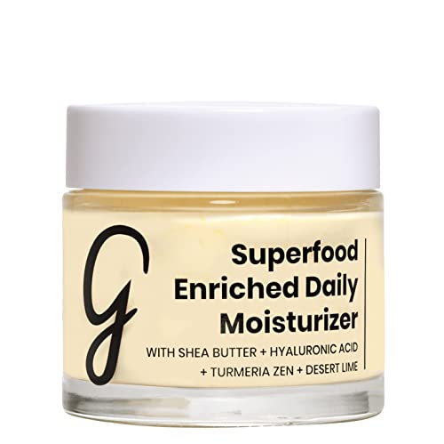 Gleamin Face Moisturizer - Hydrating Anti-Aging with Shea Butter & Hyaluronic Acid - 1.69 Fl Oz