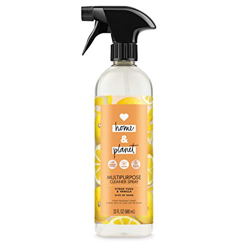 Love Home and Planet All Purpose Cleaner - Plant-Based, Citrus Yuzu & Vanilla Scent - 23oz