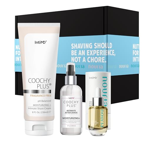 Coochy Plus Shaving Kit - Deep Hydration & Protection, pH Balanced for All Skin Types - 3-Piece