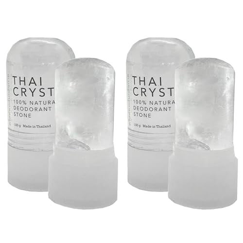 Verve CULTURE Thai Crystal Deodorant - All-Natural Mineral Formula, Hypoallergenic - Set of 2