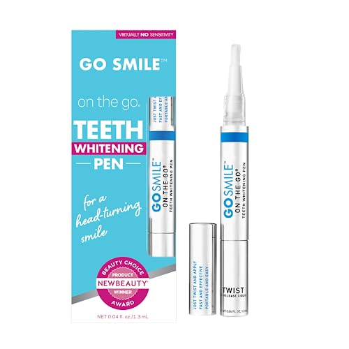 GO SMILE Whitening Gel Pen - Gentle Teeth Whitener, No Sensitivity, Travel Size, Mint - 1.3mL