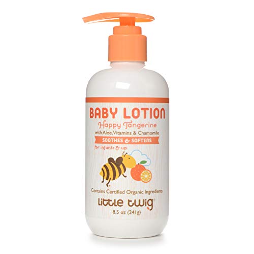 Little Twig Baby Lotion - Nourishing Tangerine Formula, Organic Ingredients, 8.5 fl oz