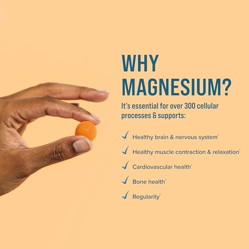 Natural Vitality Calm Magnesium Citrate Gummies - Stress Relief, Vegan & Non-GMO, Orange - 240 Count