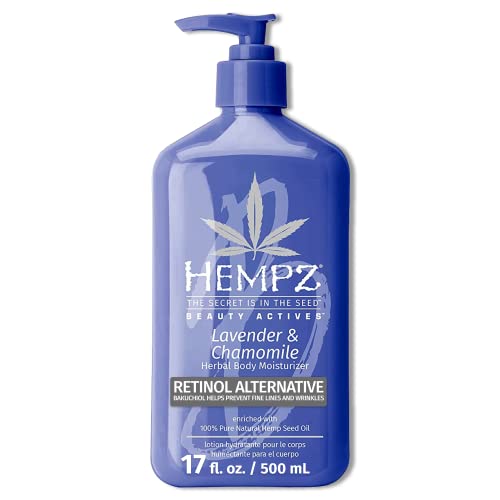 Hempz Body Lotion - Moisturizing Lavender & Chamomile, Vegan, Paraben-Free - 17 Fl Oz