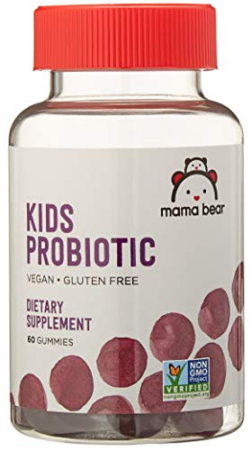 Mama Bear Vegan Probiotic Gummies - 1 Billion CFU, Berry Flavor, Non-GMO, 60 Count