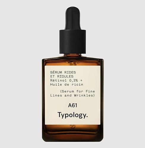 Typology A61 Retinol Face Serum - Reduces Fine Lines, 99% Naturally Derived - 1 FL. OZ