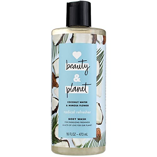 Love Beauty And Planet Body Wash - Energizing Coconut Water & Mimosa Flower Hydration - 16oz