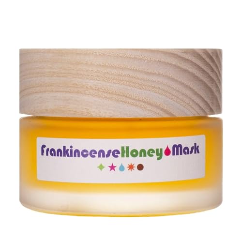 LIVING LIBATIONS Frankincense Honey Face Mask - Hydrating, Organic & Vegan - 1 oz