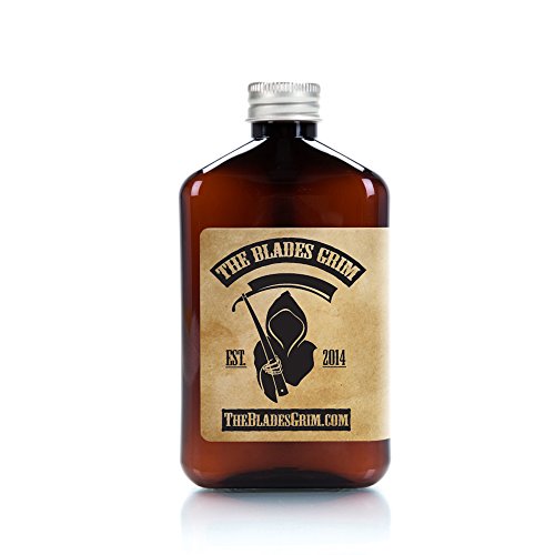 Grim Beard Oil - Promotes Healthy Growth, Softens Coarse Hair - 8.45oz Made in USA