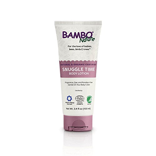 Bambo Nature Baby Lotion - Moisturizing, Natural Ingredients, Dermatologist Tested - 3.4 fl oz