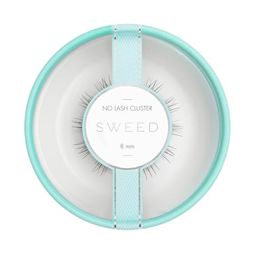 SWEED No Lash Cluster Duo False Eyelashes - Natural Look, Vegan & Cruelty-Free - Medium Size