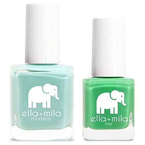 ella+mila Nail Polish Set - Vegan, 7-Free Formula, PETA Certified - Don't be Blue, Tropical Jungle