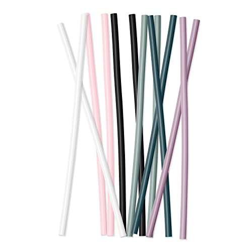 Simple Modern Reusable Straws - BPA-Free, Dishwasher Safe, 12-Pack, Assortment 1