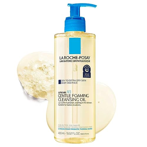 La Roche-Posay Lipikar AP+ Cleansing Oil - 24-Hour Hydration, Niacinamide, Fragrance-Free - 13.5oz