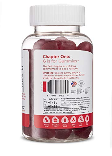 Zahler Chapter One Hair Supplement - Fortifies Hair, Skin & Nails, Kosher - 60 Flavored Gummies