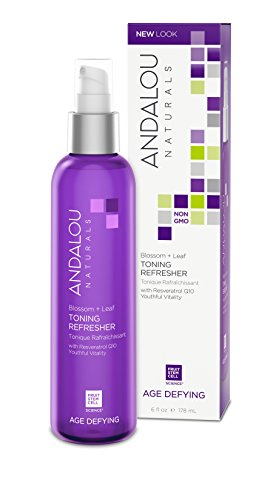 Andalou Naturals Face Toner - Hydrating with Resveratrol & Aloe, 98% Nature-Derived - 6oz