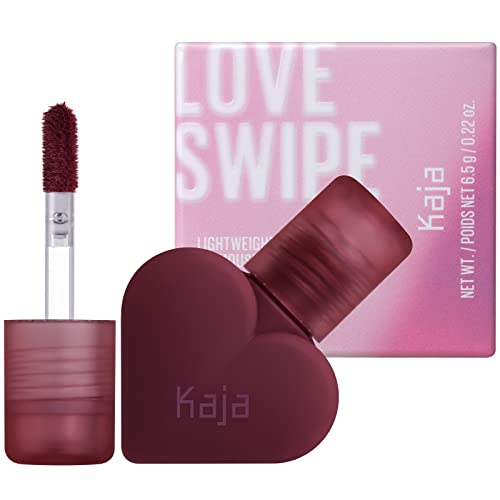 Kaja Lip Mousse - Moisturizing Velvet Finish, Nourishing Raspberry Seed Oil - 0.22 Oz, 5 Shades