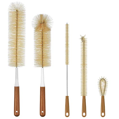 ALINK Cleaning Essentials Set - Safe, BPA-Free Brushes for Bottles & Straws - 5 Pack