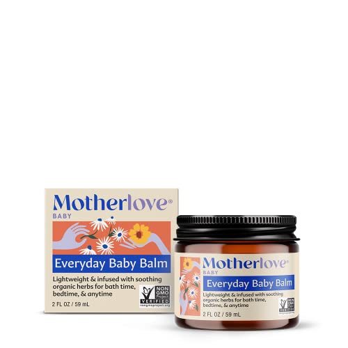 Motherlove Everyday Baby Balm - Herbal Moisturizer with Chamomile, Non-GMO, Organic - 2oz