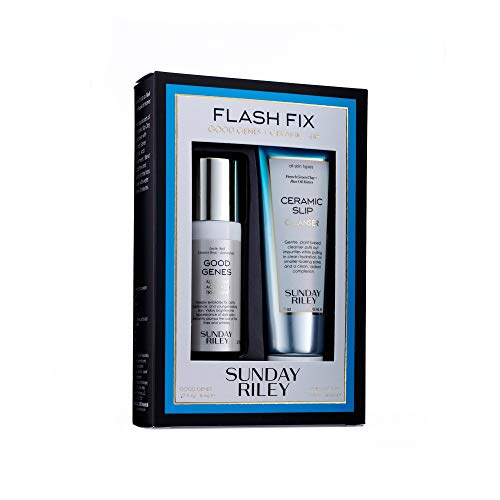 Sunday Riley Flash Fix Kit - Cruelty-Free, Gluten-Free, Paraben-Free - 1.27 Fl. Oz.