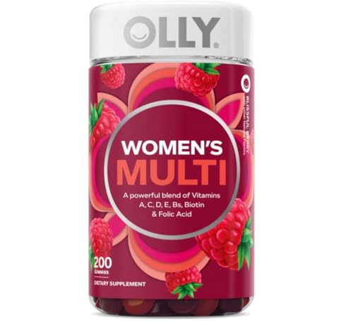 OLLY Women's Multivitamin Gummies - Boosts Energy & Immune Support, Blissful Berry - 200 ct.