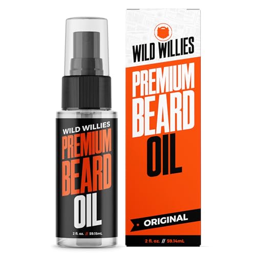 Wild Willies Beard Oil - Hydrates & Softens, Natural Ingredients for Healthy Grooming - 2 Oz