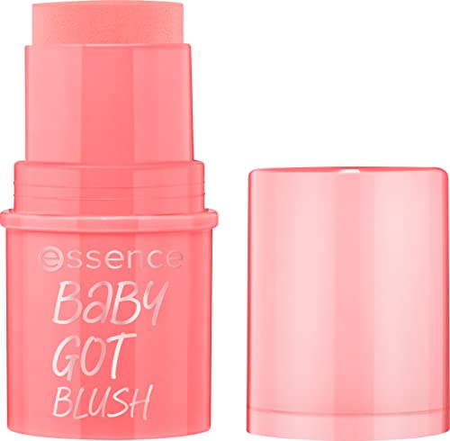 essence Baby Got Blush Stick - Easy Blend Cream Color, Vegan, Gluten-Free - 20 Peaches & Cream