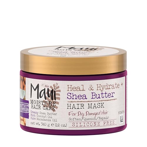 Maui Moisture Hair Mask - Deeply Nourishes Curls, Vegan, Paraben & Sulfate-Free - 12oz