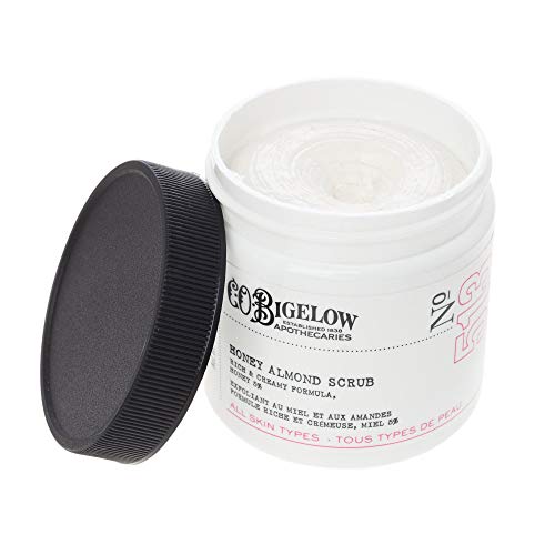 C.O. Bigelow Body Scrub - Moisturizing Honey & Almond Exfoliant, Chamomile & Parsley Extracts - 8oz