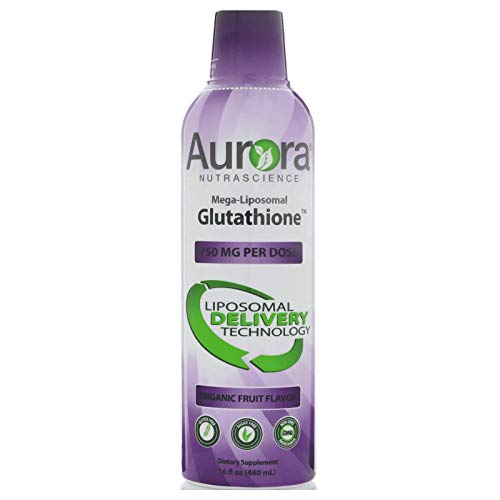 Aurora Mega-Liposomal Glutathione - Immune Boosting Antioxidant, Non-GMO, 750 MG - 16oz