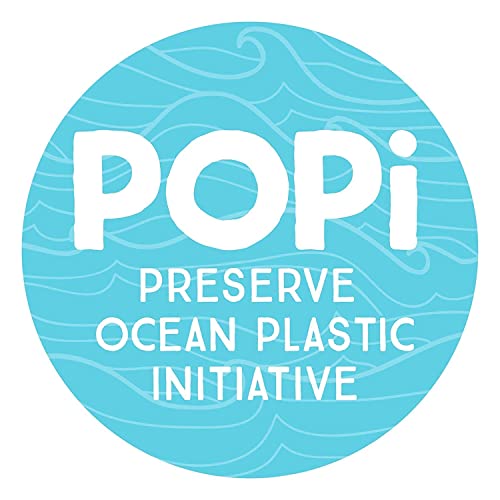 Preserve POPi Shave 5 Razor System - Comfort Blades, Recycled Ocean Plastic - Neptune Green