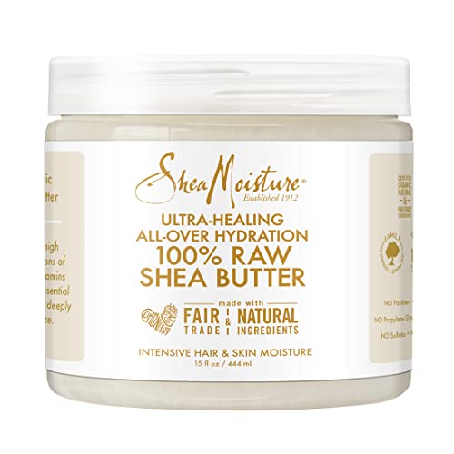 SheaMoisture Body Cream - Deep Hydration, Fair Trade Raw Shea Butter - 15oz