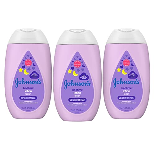 Johnson's Baby Lotion - Nourishing Coconut Oil, Hypoallergenic, Relaxing Aroma - 13.6oz x 3 Pack