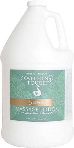 Soothing Touch Ayurveda Massage Lotion - Deep Moisturization, Natural Oils - 1 Gallon