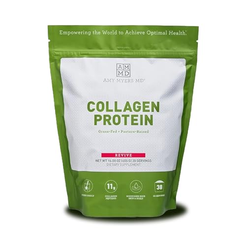 Amy Myers MD Collagen Protein Powder - Supports Hair, Skin, Nails & Joint Health - 38 Servings