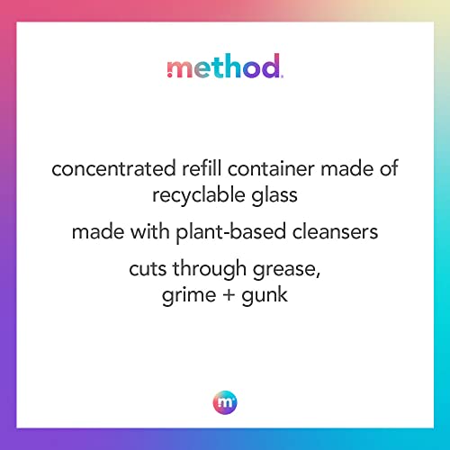 Method All-Purpose Cleaner - Plant-Based, Cuts Grease, Cruelty-Free - 4 Recyclable 1oz Refills