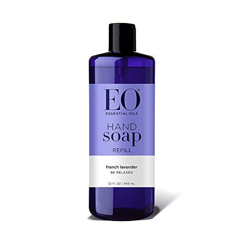 EO Hand Soap Refill - Moisturizing Lavender, Vegan & Cruelty-Free - 32oz, 2 Count