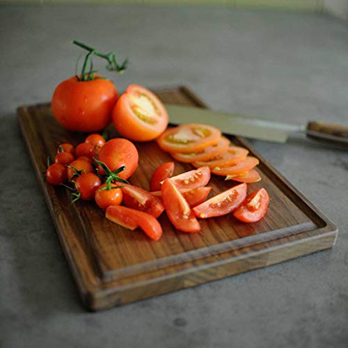 Wood Wax + Walnut Cutting Board - Natural Ingredients, Orange Scent, 100% USA Walnut - 08x12