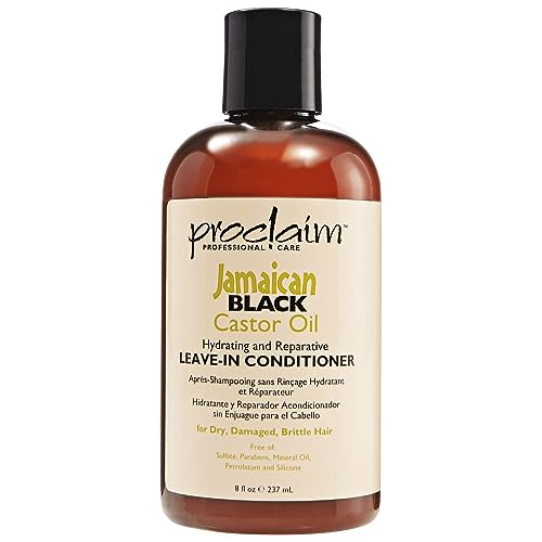 Proclaim Jamaican Black Castor Oil Leave-In Conditioner - Nourishes, Safe for All Hair Types - 8oz